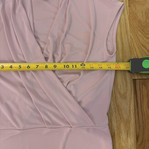 H&M | Soft Pink Sleeveless Wrap Top | XS Extra Small - Picture 3 of 6